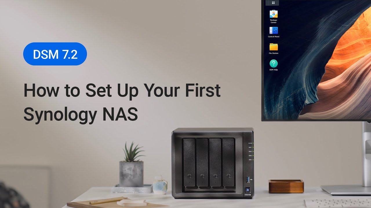หน้าจอ Synology First Setup DSM 7
