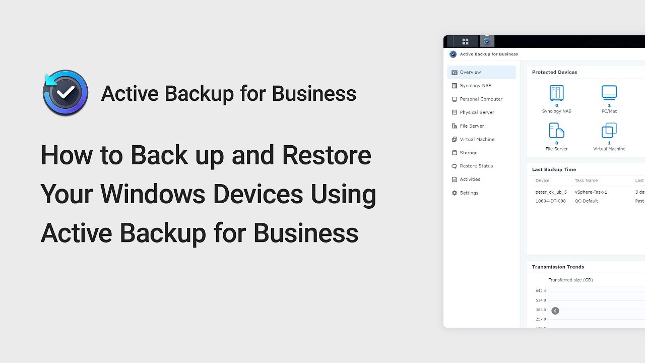Active Backup for Business — Windows Backup & Restore