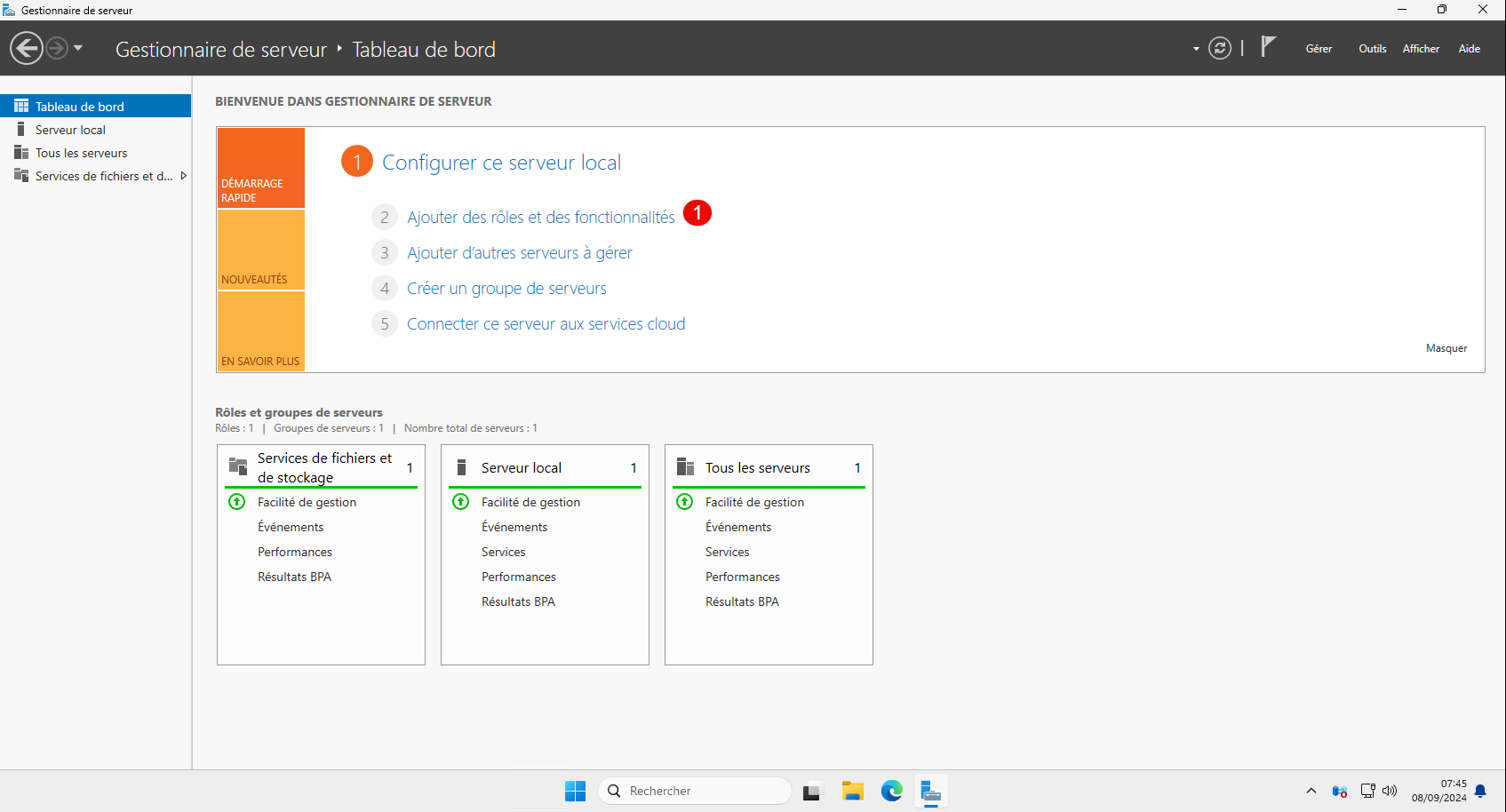 Add Roles and Features Wizard เลือก DHCP Server