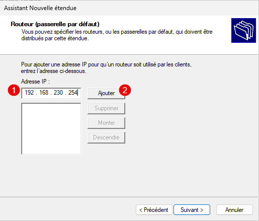 Scope Options — ตั้งค่า Gateway, DNS, NTP